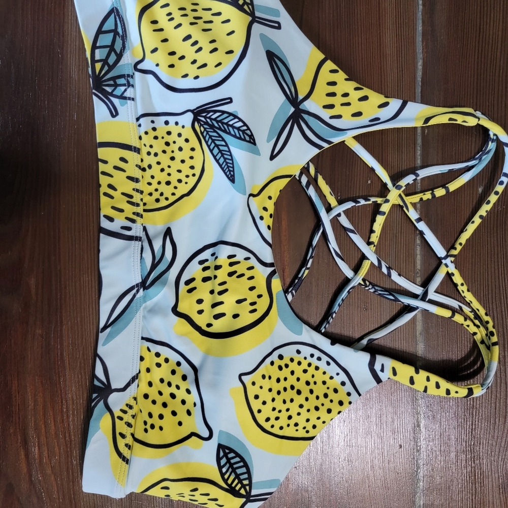 FMFM lemon bra NWOT XL